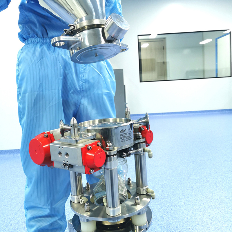 Válvula borboleta dividida asséptica