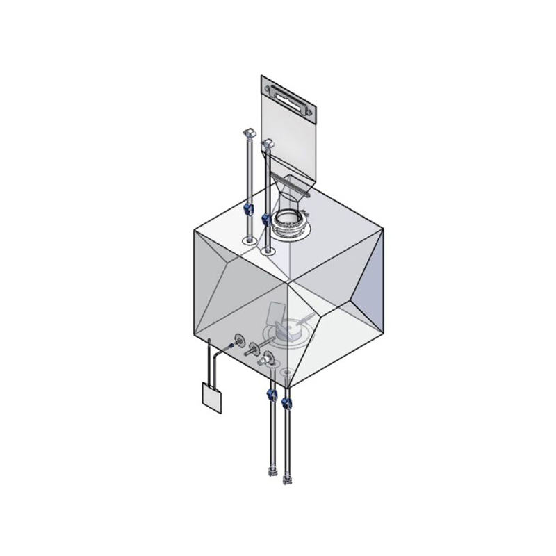 Saco de transporte/armazenamento/alimentação de pó estéril descartável