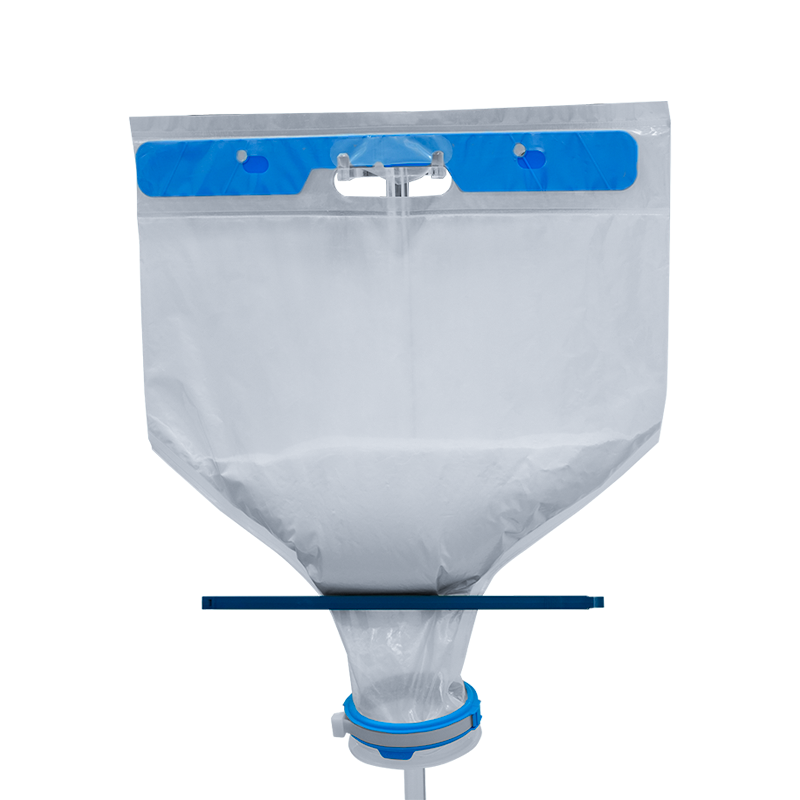Saco de transporte/armazenamento/alimentação de pó estéril descartável